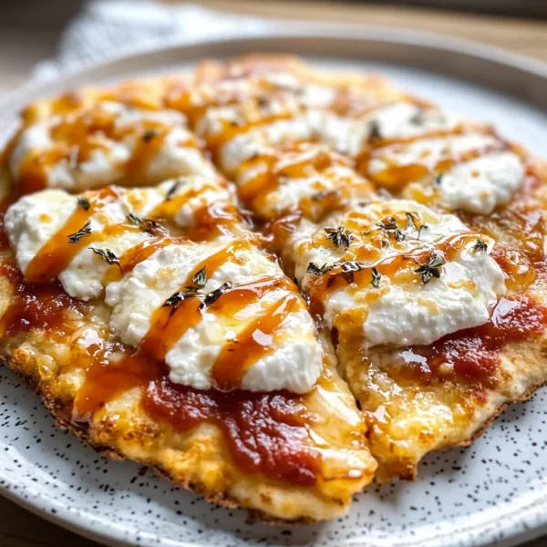 HOT HONEY RICOTTA PIZZA - A SIMPLE, IRRESISTIBLE FLATBREAD