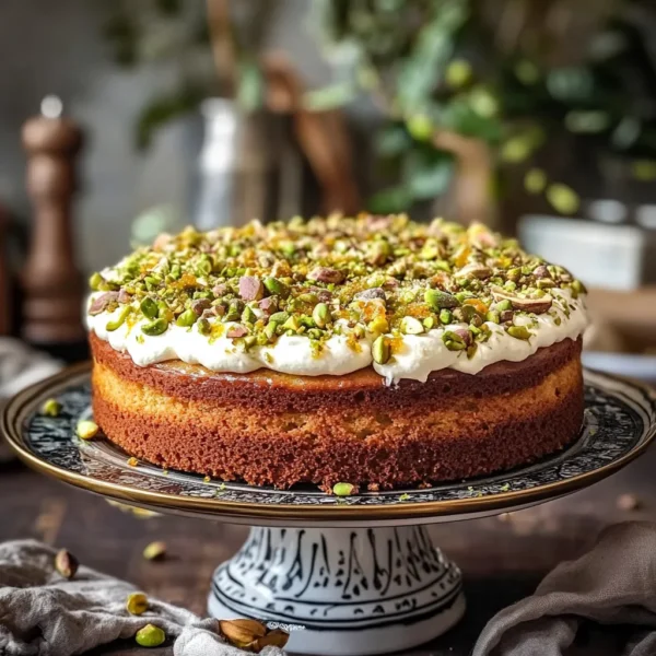 Pistachio, Orange & Ricotta Cake