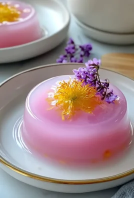 Rose Milk Gelatin Recipe