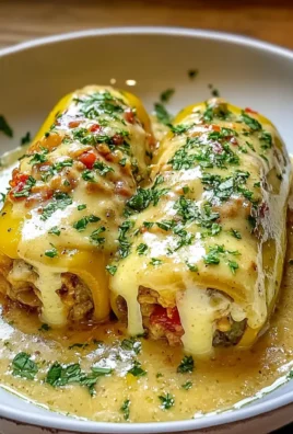 SAVORY CHEESE STUFFED BANANA PEPPERS SOUP