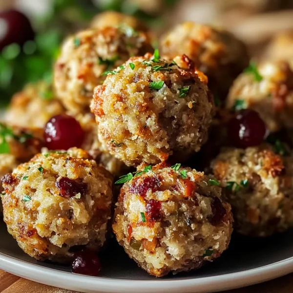 Thanksgiving Stuffing Balls - Delicious Holiday Side