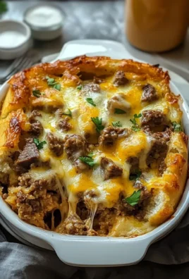 Ultimate Philly Cheesesteak Casserole