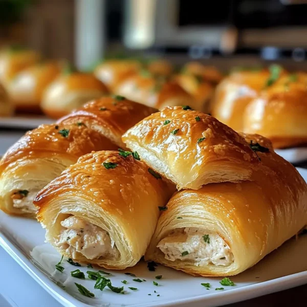 BAKED CHICKEN STUFFED CRESCENT ROLLS