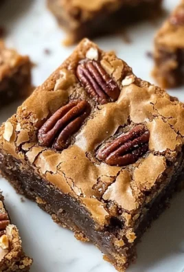 Brown Butter Bourbon Butter Pecan Blondies