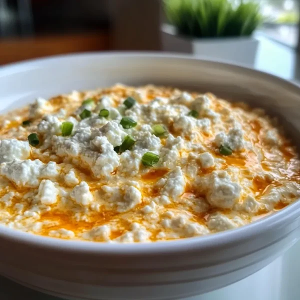 Buffalo Cottage Cheese Dip