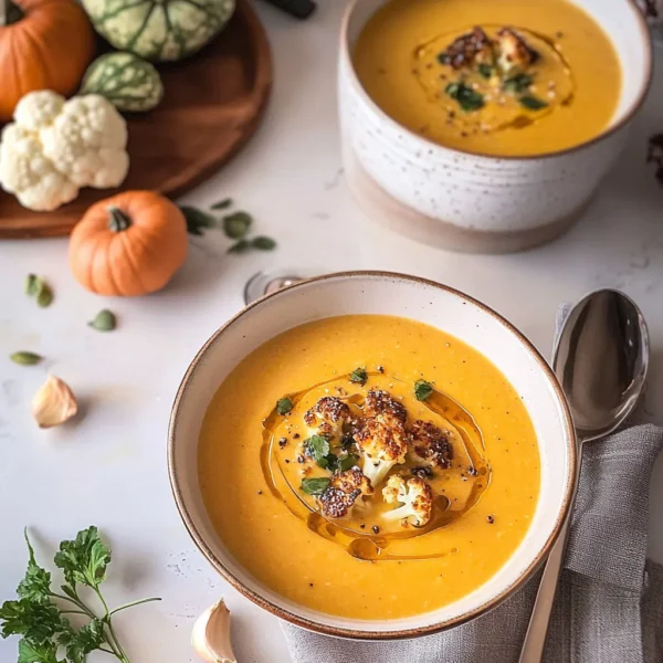 Cauliflower and Pumpkin Soup