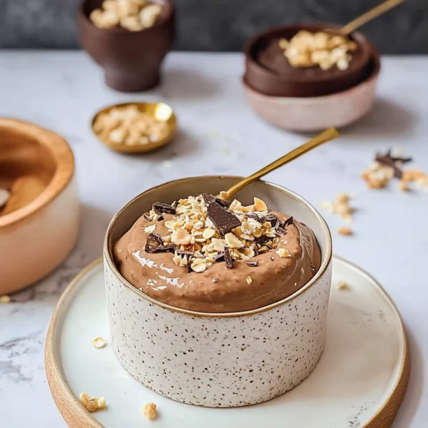 Chocolate Peanut Butter Overnight Oats