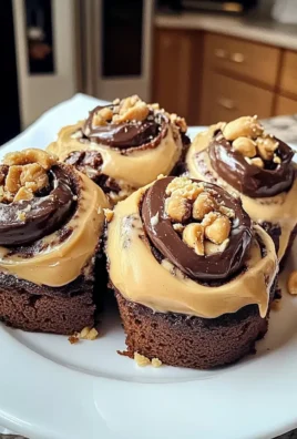 chocolate peanut butter sweet rolls