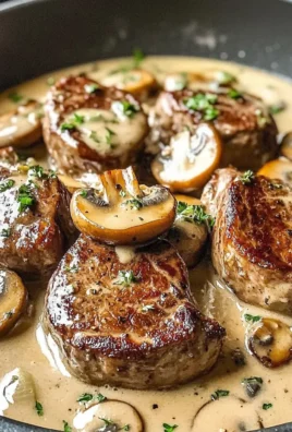 Creamy Mushroom Beef Tenderloin