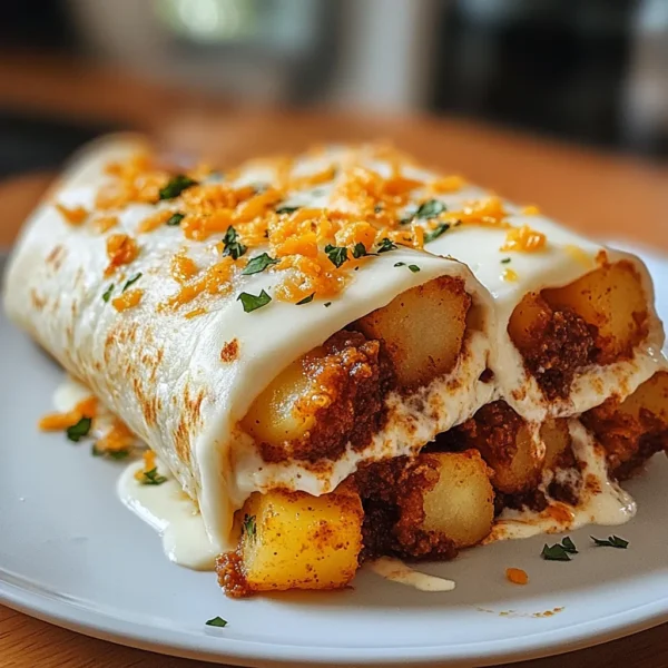 Delicious Cheesy Potato Burritos Recipe - Easy & Flavorful!