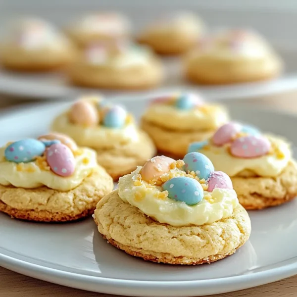 Easter Cheesecake Cookies