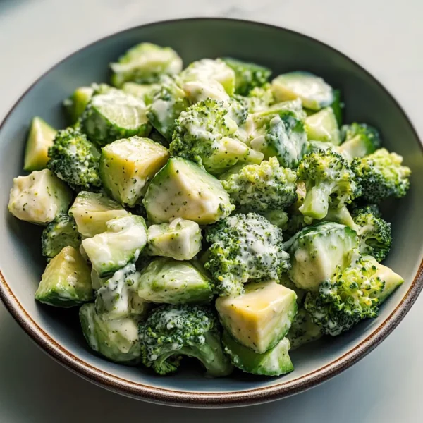 Fresh Cucumber Avocado Broccoli Salad: Healthy & Delicious!