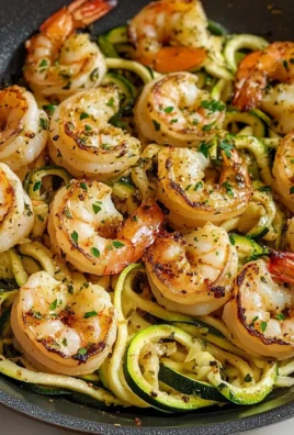 Garlic Butter Shrimp with Zucchini Noodles