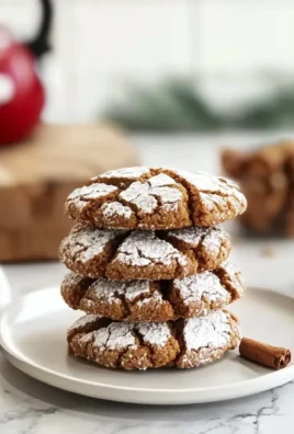 GINGERBREAD CRINKLE COOKIES