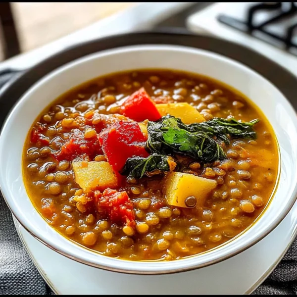 Mediterranean Lentil Soup - A Healthy Recipe