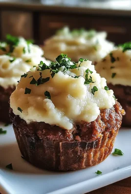 Mini Meatloaf Muffins with Mashed Potato Frosting: Easy Comfort Food