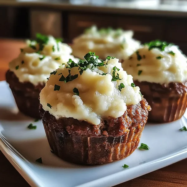 Mini Meatloaf Muffins with Mashed Potato Frosting: Easy Comfort Food