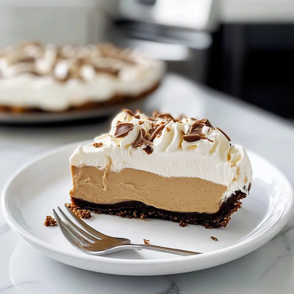 No Bake Peanut Butter Pie