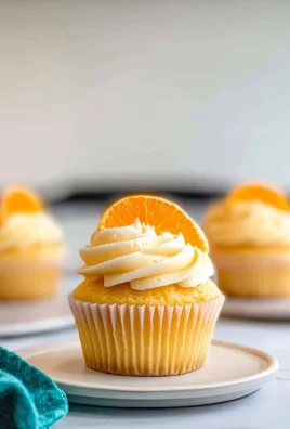ORANGE CREAMSICLE CUPCAKES