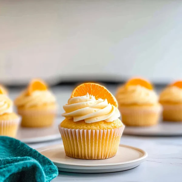 ORANGE CREAMSICLE CUPCAKES