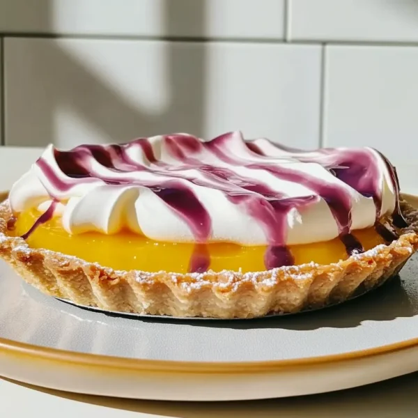 Passionfruit Tart with Raspberry Meringue for Sweet Lovers