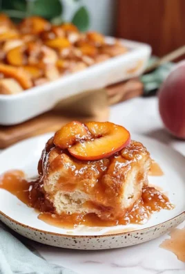 Peach Cobbler Cinnamon Rolls