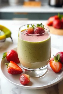 Strawberry Spinach Smoothie - Healthy Breakfast Recipe