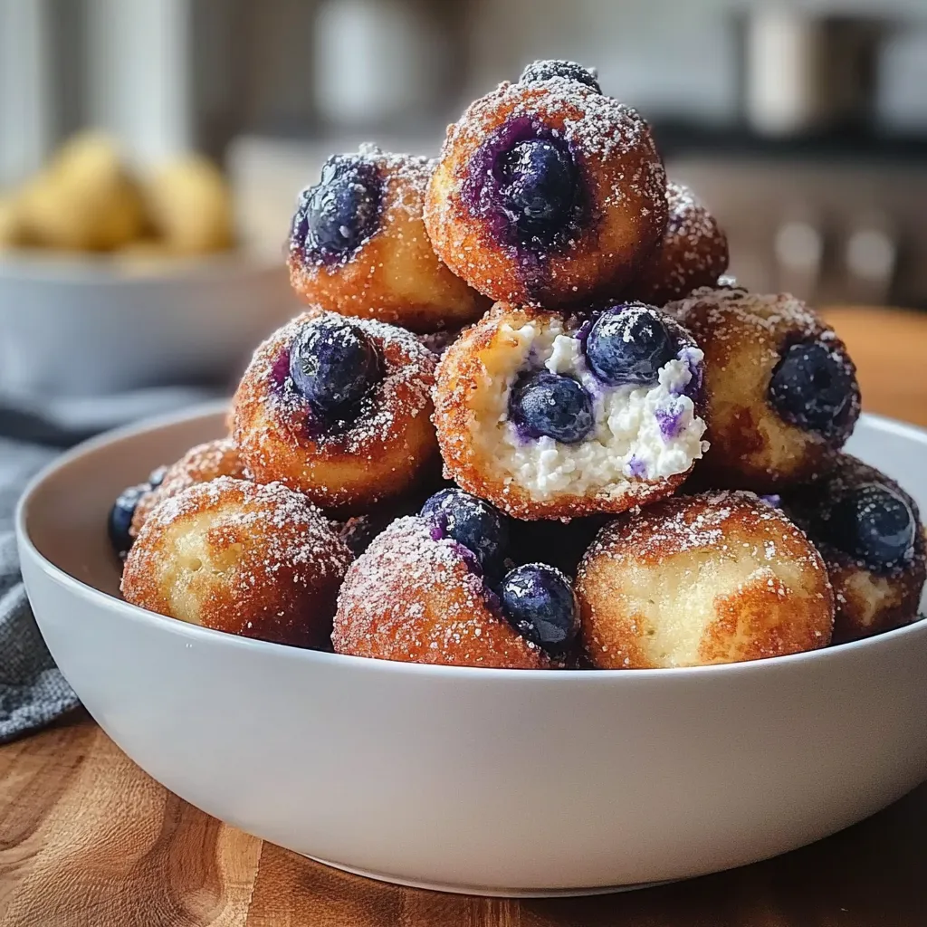 Air Fryer Blueberry Cottage Cheese Donut Holes: A Healthy, Bite-Sized Treat