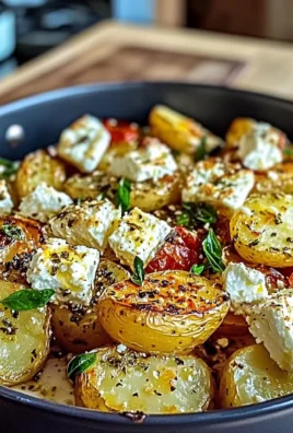 Baked Feta Potatoes: Crispy, Creamy, Mediterranean Bliss