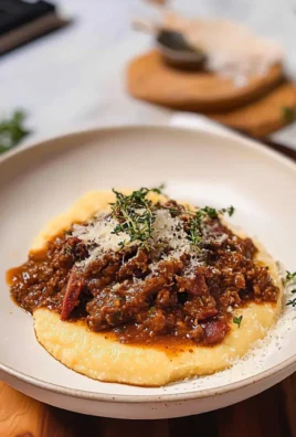 Beef Short Rib Ragu with Creamy Parmesan Polenta