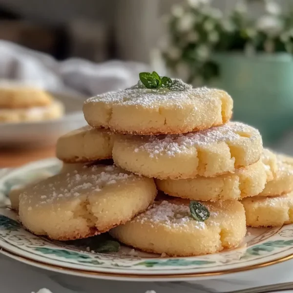 Buttery Melt-in-Your-Mouth Tea Party Shortbread Cookies Easy Homemade Recipe