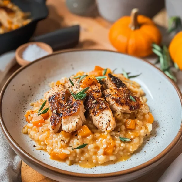 Chicken and Pumpkin Risotto