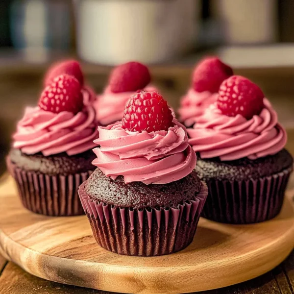 Chocolate Raspberry Cupcakes