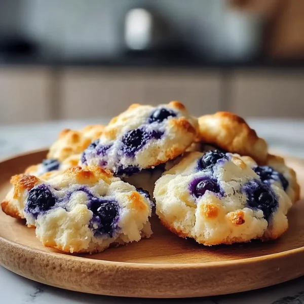 Cottage Cheese Blueberry Cloud Bread