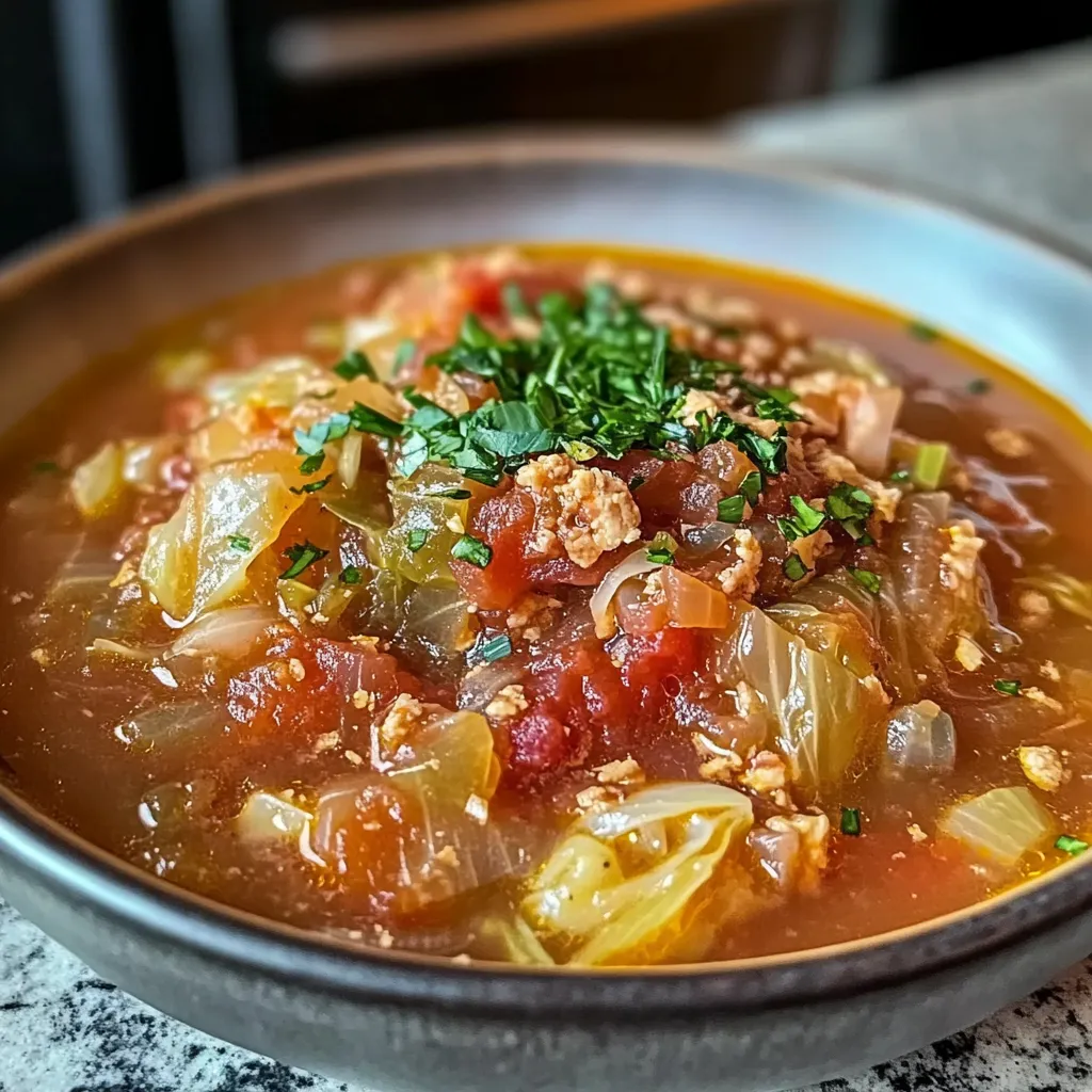 Cozy Cabbage Roll Soup Recipe Easy Hearty Homemade Comfort Food