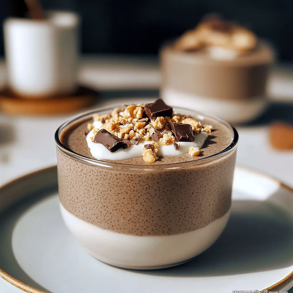 Creamy Peanut Butter Cup Chia Pudding