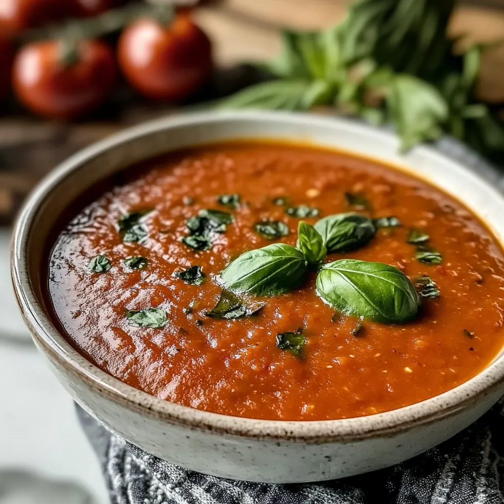 Creamy Slow Cooker Tomato Basil Soup Recipe 5 Easy Steps for Cozy Days