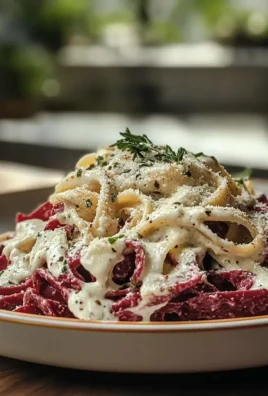 Creamy Valentine’s Red Velvet Pasta Alfredo Recipe for Romantic Dinner Delight