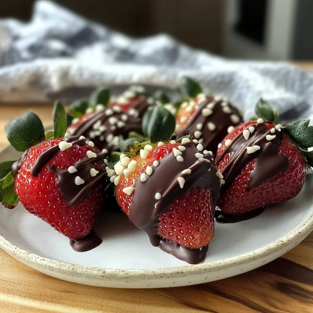 Decadent Chocolate-Covered Strawberry Roses Easy Romantic Treat Recip
