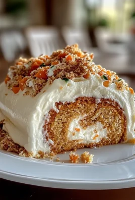 DELICIOUS CARROT CAKE ROLL FOR A SWEET TREAT