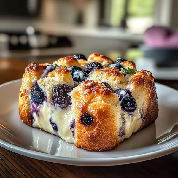 DELICIOUS COTTAGE CHEESE BLUEBERRY CLOUD BREAD FOR BREAKFAST BLISS