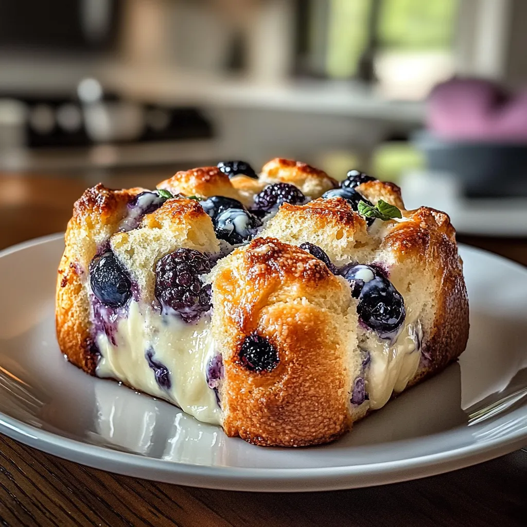 DELICIOUS COTTAGE CHEESE BLUEBERRY CLOUD BREAD FOR BREAKFAST BLISS