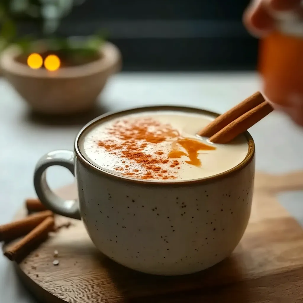 Easy Creamy Cinnamon Maple Latte - Perfect Cozy Morning Drink