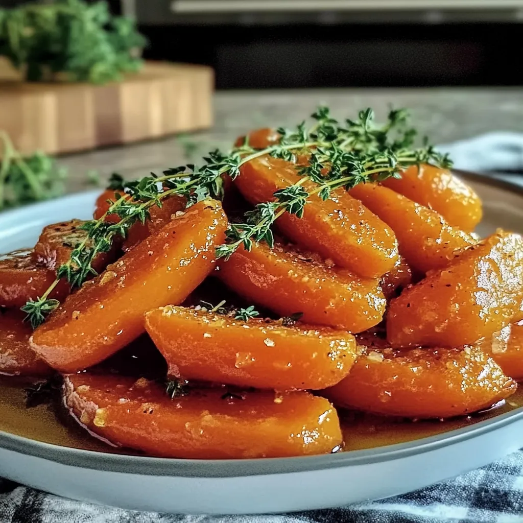 Flavorful Honey Butter Carrots with Fresh Thyme Easy Recipe for Perfect Side Dish
