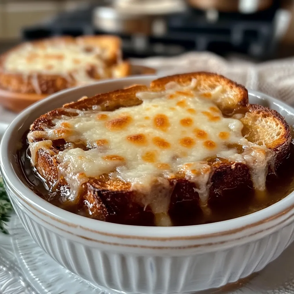 French Onion Soup Recipe Easy Cozy Homemade with Gooey Gruyere Toast