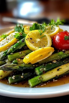 FRESH & TANGY ASPARAGUS SALAD WITH LEMON VINAIGRETTE FOR VIBRANT FLAVOR
