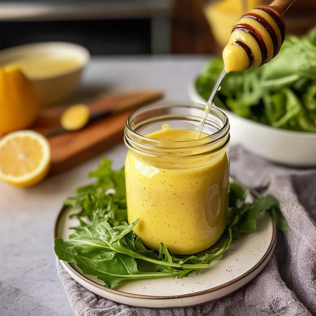 Honey Lemon Vinaigrette Salad Dressing
