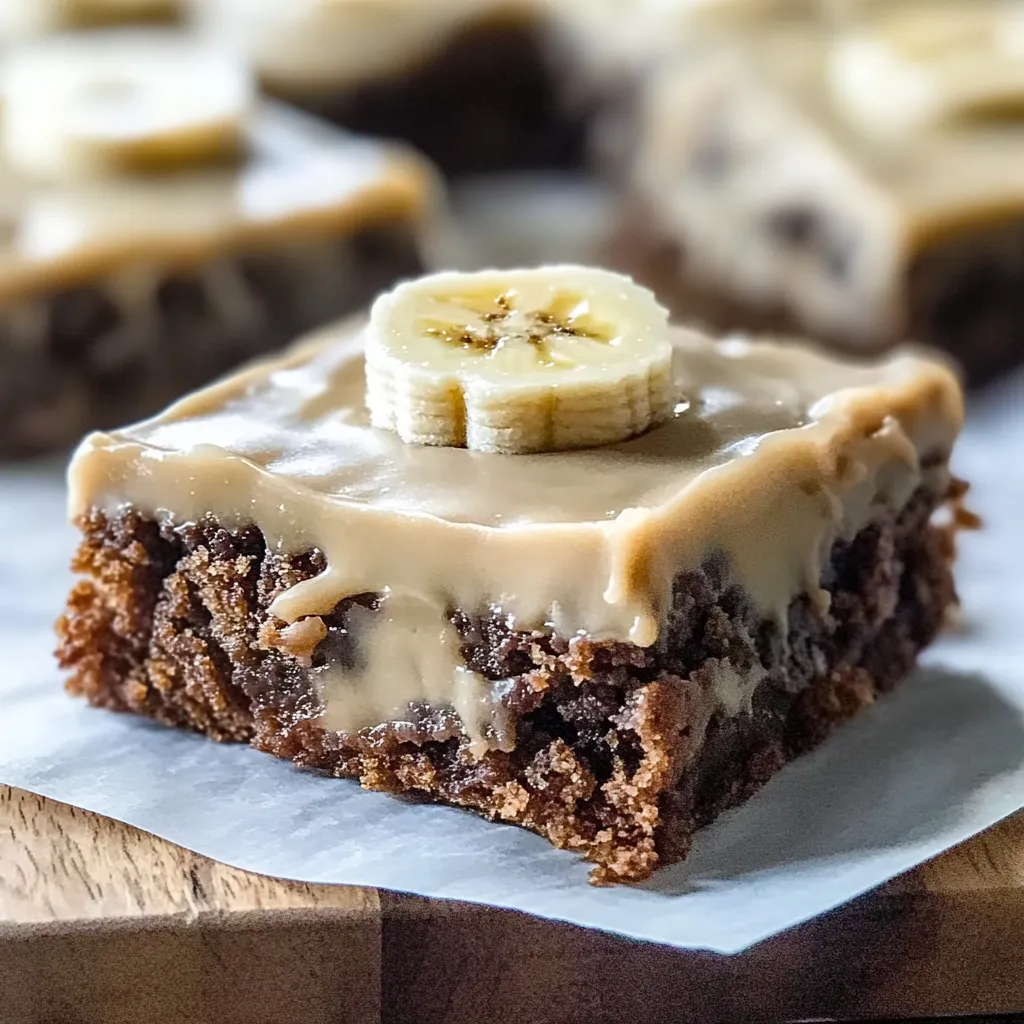 Mouthwatering Banana Bread Brownies with Brown Butter Frosting