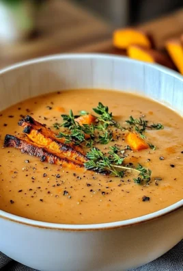 Roasted Italian Sweet Potato Soup