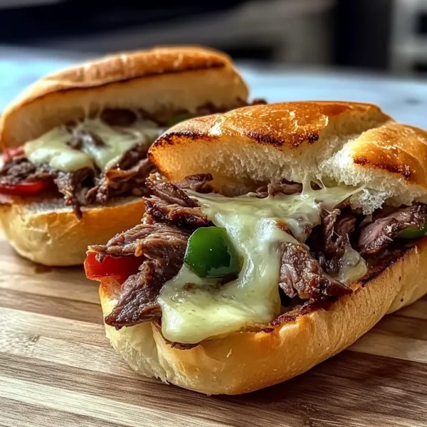Savory Philly Cheesesteak Recipe Easy Homemade Juicy Ribeye and Melted Provolone Delight